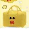 Bolsa de Viaje de Dibujos Animados, Gran Capacidad, Bolso Especial para Estudiantes durante la Temporada Escolar, Bolsa de Almacenamiento para Maleta de Ruedas, Bolsa de Fieltro, Bolsa Ligera