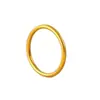 Joias Sand Gold, Design Tradicional de Lótus, Anel Liso para Mulheres, Nicho de Luxo Leve, Design de Alto Padrão, Anéis de Casal, Acessórios