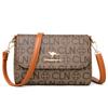 Bolso de mujer de comercio exterior 2023, nuevo bolso de hombro estampado de moda, pequeño bolso cuadrado portátil, bolso de mensajero de textura versátil de alta calidad a la moda