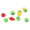 Accesorios para llavero con diseños de fruta ojo de oveja, fresa y manzana. Llaveros hechos a medida para adornos colgantes creativos y piezas decorativas