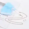 Cadena Antideslizante para Gafas, Correa para Mascarilla, Cadena de Bolas Onduladas de Acero Inoxidable Moderna y Sencilla, Color 18K Conservado al Vacío, en Stock para Entrega Inmediata