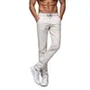 Pantalones Casuales de Pierna Recta de Color Sólido Estilo Americano para Hombre, Modelos Juveniles, Múltiples Colores Disponibles, Pantalones Largos Versátiles de Corte Ajustado