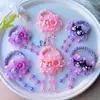Goma Elástica Infantil Kuromi Melody Flor Banda para el Cabello Linda Princesa Alta Elasticidad Borla para el Cabello Anillo para el Cabello Accesorios para el Cabello