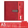 Caderno de negócios transfronteiriço personalizável com impressão de logotipo, fecho, alto valor estético, espessado, caderno de reunião de alta qualidade