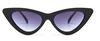 Gafas Fengfan Mismo Estilo Retro Ojo de Gato Triángulo Ojo de Gato Gafas de Sol Personalizadas para Mujer Combinan con Todo Gafas de Sol para Sesión de Fotos Callejeras Forma Cóncava