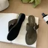 Chanclas Retro con Hebilla Estilo Coreano para Mujer, Pantuflas de Suela Gruesa para Uso en Exteriores, Nuevas Pantuflas de Gamuza Verano 2026