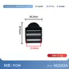 Hebilla de plástico, hebilla de escalera curva, hebilla de ajuste de cuatro posiciones, accesorios para bolsas, hebilla de ajuste de cincha, múltiples especificaciones disponibles para venta al por mayor