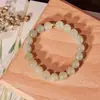 Pulsera de Perlas de Jade Hetian, Estilo Retro para Mujer, Exquisita y Lujosa, Pulsera de Perlas Doradas de Imitación de Jade Estilo Chino, Accesorio para la Mano Suave y Versátil