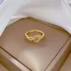 [Oro real] Cadena de amor con anillo de diamantes completo con apertura ajustable, pulsera simple, anillo japonés, anillo de pareja