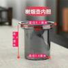 Filtro de té de vidrio para hojas de té de punto de fábrica, tapa de vidrio, inserto, separador de té, Taza de la feria de la montaña Xizang, juego de té kung fu