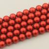 Cristal Shijia da Áustria 5810-2027 Vermelho Profundo Pérola com Furo Brincos DIY Pingente de Brinco Acessórios de Contas