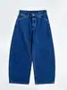 Versión Actualizada Coreano Dongdaemun Retro Versátil Casual Holgado Pantalones Scimitar Pantalones Jeans Pantalones de Pierna Ancha
