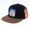 Gorra para niños de comercio exterior, gorra de béisbol de visera plana, estilo callejero de dibujos animados, gorra de hip-hop para baile callejero versión coreana, sombrero de sol de verano, moderno