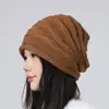 Gorro de Tricô para Outono e Inverno, Gorro Popular, Moda Europeia e Americana da Amazon, Gorro Versátil Quente Slouchy para Mulheres