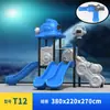 Escorregador Grande para Jardim de Infância Espaço Externo Infantil Série Combinação de Balanços Equipamento de Diversão ao Ar Livre para Parque Comunitário