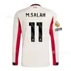 Versão Jogador 2526 Liverpool Pu Uniforme de Futebol Casa e Fora de Manga Longa Wirtz Van Dijk Salah Rota