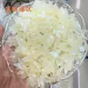 Glitter gelatinoso luminoso com furo médio cauda de fênix borboleta perolada faça você mesmo acessórios para pendurar acessórios para cabelo atacado