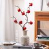 Ramas de Frutos de Caqui, Bayas, Arreglos Florales Artificiales, Decoraciones de Mesa para Sala de Estar, Decoraciones Deseos de Caqui Caqui
