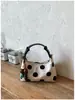 Bolso de Axila para Mujer 2026 Nuevo Modelo Lonchera Bolso Almohada Bolso de Algodón y Lino con Lunares de Nicho Bolso de Hombro de Verano para Viajero de Negocios de Nicho