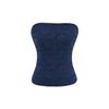 Mulher Gostosa Sexy Roupa Externa Tomara que Caia Feminino Verão Renda Tela Plissado Colete Puro Desejo Slim Fit Top Interno Sem Manga