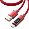 Cable de Datos Tipo-C de Carga Súper Rápida de 120W para Pantalla Digital Transfronteriza Adecuado para Huawei, Vivo, Oppo, Honor 6A Cable de Carga Rápida