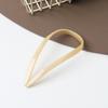 Nova venda quente moda simples novo chinês em forma de U Jelly Color ácido acético grampo de cabelo All-match Elegante Hair Hairpin Acessórios para o cabelo