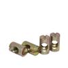 Tuerca de Martillo Cilíndrica M6 Cabeza de Martillo Ranurada Tuerca con Agujero Transversal Conector Tres en Uno Muebles para Bebés Tuerca de Tornillo M8