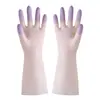 Guantes de Látex Coloridos Goma Lavandería Impermeables Anti-Aceite Doméstico Guantes para Tareas Domésticas Cocina Lavaplatos Duraderos Guantes de Limpieza