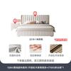 Tongyuite Moderno Minimalista Dormitorio Principal Doble Almacenamiento Caja Alta Cama de Tela Italiana Lujo Accesible Tecnología Cama de Tela de Pie