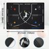Tapete de Treino de Passos de Basquete Portátil Agilidade Tapete de Treino de Passos Antiderrapante Redução de Ruído Absorvente de Suor Tapete para os Pés Fabricantes de Artigos Esportivos