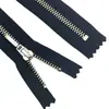 Em Estoque Ykk Não. Zíper Fechado de Metal Níquel Cobre Branco, Três Cabeças de Zíper para Escolher, 15-30cm