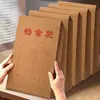 Material de Escritório Pasta Arquivo Saco de Arquivo de Papel Kraft A4 Saco de Informações Pasta Espessada Fabricante Atacado