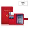 Hebilla de Avión Estampado en Caliente Transfronterizo Portapasaporte de Cuero Ranuras Múltiples para Tarjetas Set de Protección de Pasaporte Bolso para Documentos y Pasaporte de Cuero PU