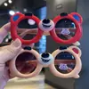 Gafas de Dibujos Animados para Niños y Niñas, Oso Fresa, Gafas de Sol Fotográficas UV para Niños, Lindas Gafas de Sol de Osito