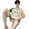 Pijama de Manga Corta Dibujo Animado Xiaoxin Verano Tacto Algodón Ropa de Casa Niños Estampado Moderno Juvenil Talla Grande Traje