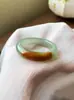 Pulsera de Jade Aventurina para Mujer, Pulsera de Jade Verde Claro, Jade Hetian Verde Aceite Verde, Color Esmeralda, Regalo, Círculo Completo, Jade Natural