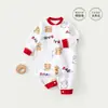 Body de bebé para Primavera y Otoño, Mameluco de Algodón Puro, Mameluco de Manga Larga para Bebé Recién Nacido, Ropa de Casa para Bebé e Infantil, Traje para Gatear, Pijama