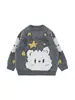 Suéter para Niña Wulibu 2026 Estilo Nuevo Cálido Mantiene el Calor Parte Superior Lindo Oso Ropa de Otoño e Invierno para Niños