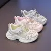 Zapatos para Niñas 2026 Verano Nuevas Llegadas Niños Princesa Deportivos Zapatos de Papá Modernos Suela Suave Zapatos de Malla Simple Transpirables Huecos