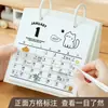 Calendario Felino Curativo 2027 Modelo Nuevo Calendario Adorno de Escritorio para Estudiantes Cuaderno Planificador Mensual Calendario Anual