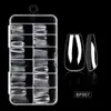 Adesivos para Unhas Estilo Transparente Sem Marcação, Sem Gravação, Unhas Postiças, Manicure Semi-Fosca, 120 Peças, Fornecimento Amazon Transfronteiriço