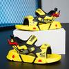 Sandalias para niños 2023, nuevas sandalias de verano para niños de talla mediana y grande, zapatos de playa para niños, zapatos de hombre de moda, suela suave y antideslizante para niños pequeños.