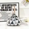Bolsa de Algodão Colorida para Revenda Bolsa para Almoço do Trabalho Bolsa Lancheira para Estudante Bolsa para Miudezas Bolsa de Mão Bolsa para Armazenamento de Cosméticos