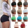 Desejo AliExpress ebay fornecimento 2022 comércio exterior nova moda cor sólida justas leggings shorts esportivos