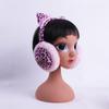 Atacado de fábrica estampa de leopardo moda orelha de gato inverno pelúcia quente fone de ouvido fone de ouvido Bluetooth fone de ouvido para celular presente