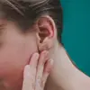 Chihang joyería aretes de acero inoxidable simples aretes de botón geométricos aretes de botón de barra horizontal aretes de botón martillados de personalidad aretes al por mayor