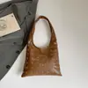 Bolsa Feminina da Moda, Bolsa de Ombro Retro Nicho, Nova Bolsa Tote Estilo Coreano Primavera 2026, Bolsa de Ombro Casual de Grande Capacidade