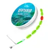 Línea principal de pesca de camarón preensamblada, juego de línea de pesca de camarón luminoso, adecuado para camarón de río, camarón de pasto, langosta y camarón de huevas, no necesita ajustar el flotador, línea de pesca de camarón al por mayor
