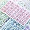 Dongzhou Arte de Uñas Rhinestones Cuadrados Gruesos Recubiertos de Colores 8mm K9 al por Mayor Brillantes de Fondo Puntiagudo Decoración de Uñas Portátil Rhinestones Cuadrados Gruesos