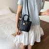 As Bolsas Populares para Mulheres Deste Ano São Versáteis 2025 Nova Moda Bolsas Transversais Textura Nicho Portátil Bolsas Balde Tendência